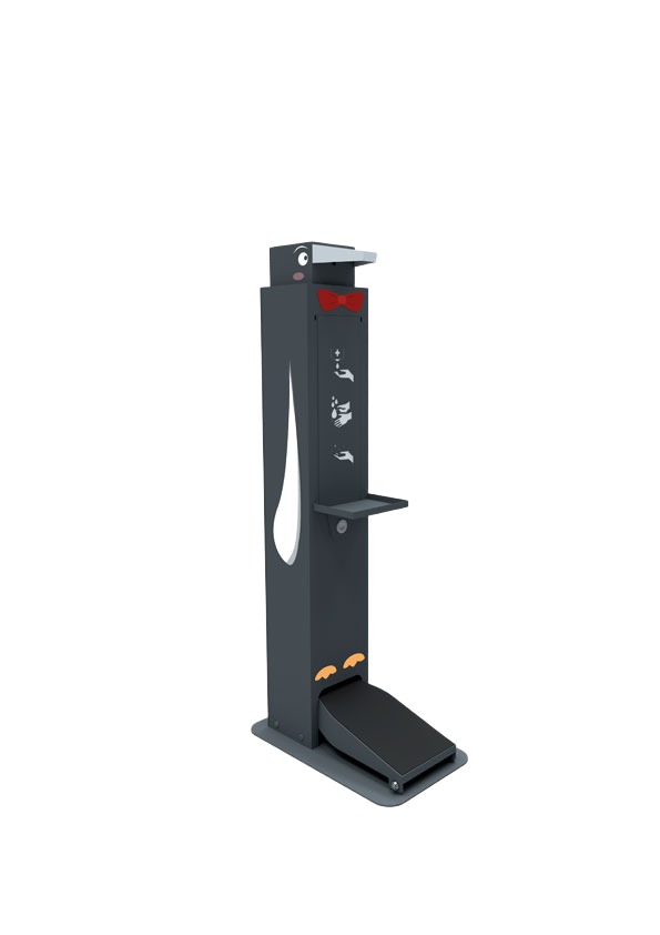 Tower Kids compact dispenser with a foot pedal